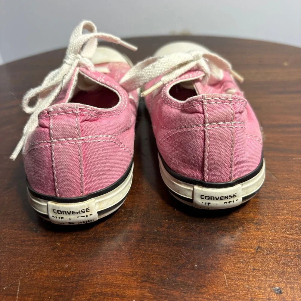 Converse Sneakers Kids 11 Pink One Star Low Top Canvas Lace‎ Up 703652FT